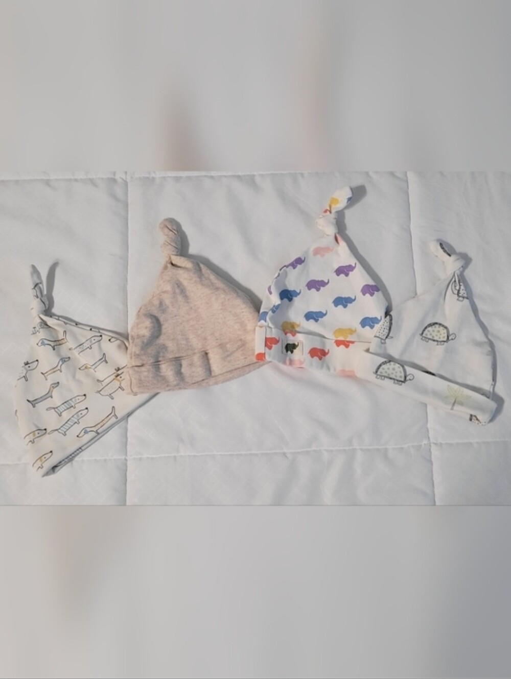 Baby Top Knot Hats, NB & 0-3 Month